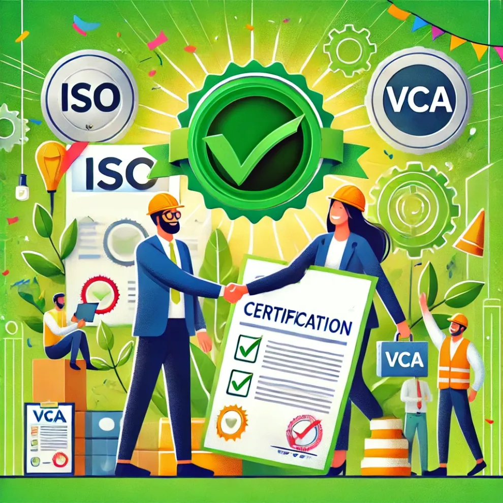 Audit annuel ISO et VCA réussi !